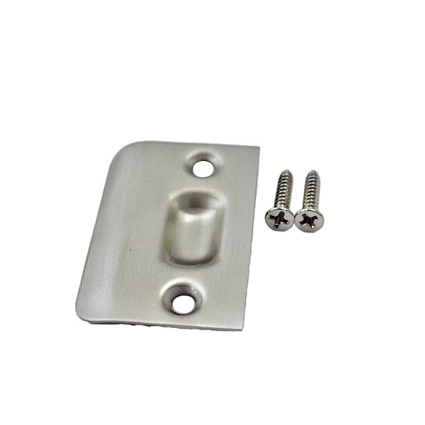 Ives Commercial Steel Strike for 347 Ball Catch Satin Nickel Finish 0953619 - main